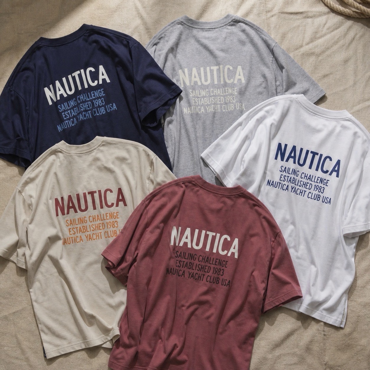 NAUTICA BOY寬鬆系列 SAILING CLUB Tee |限時折扣|