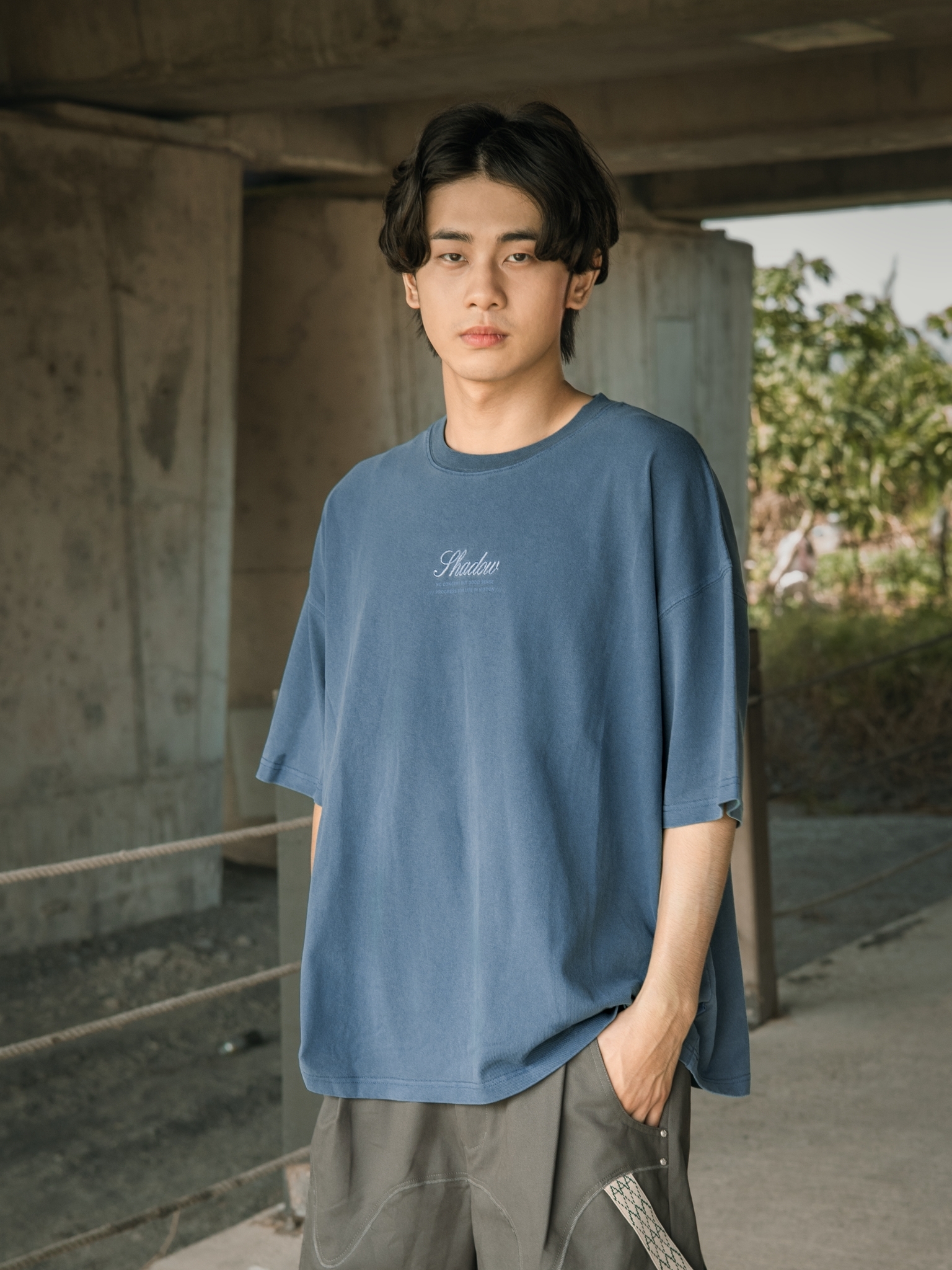 SHADOW Mash Up Washed Tee