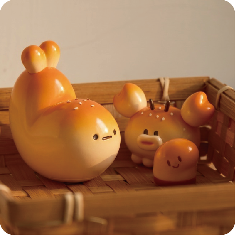 Toasted Bread Little Crab Soft Vinyl Figure