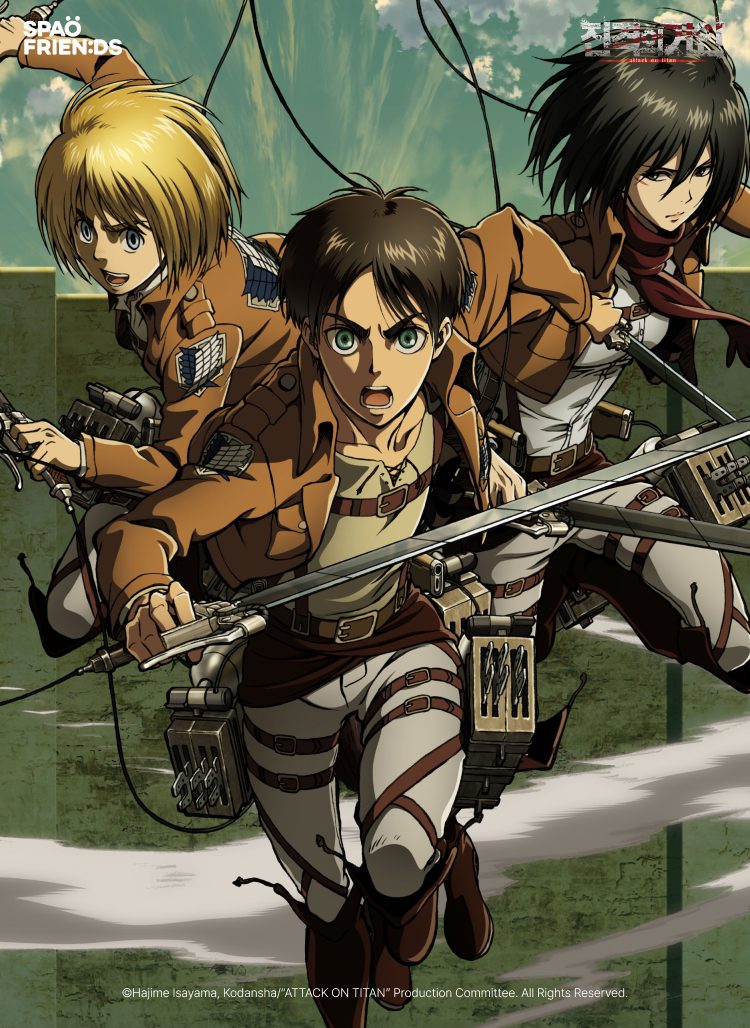 【預購】韓國SPAO Friends X 進擊的巨人 AOT 聯名 第二彈 居家服 睡衣 外套 短袖 T恤 圍巾