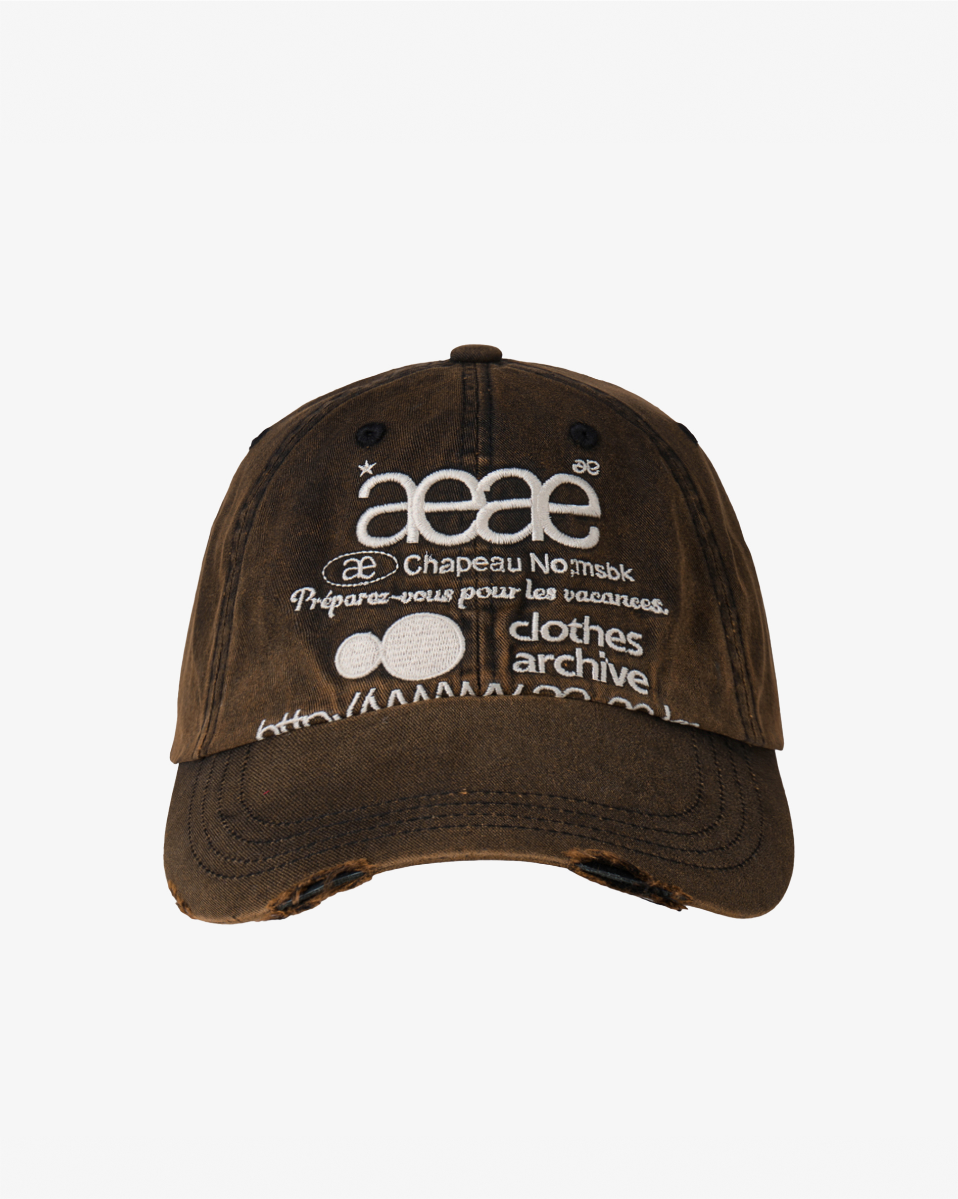 WEB LOGO DAMAGED CAP