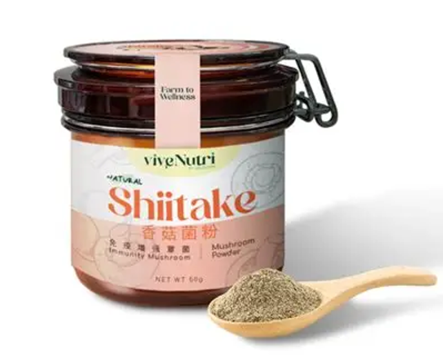 CA260826 - A18-ViveNutri Shiitake Mushroom Powder 香菇粉 50g -EXP: 11月27年-1月28年
