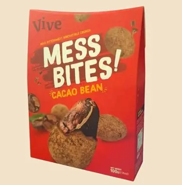 CA260826 - A8- VIVE Mess Bites Cacao Bean 臟臟豆- 可可豆（100g）-EXP: 4月27年-7月27年