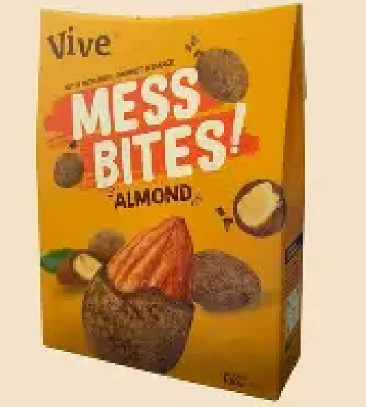 CA260826 - A9- VIVE Mess Bites Almond 臟臟豆- 杏仁（100g）-EXP: 4月27年-7月27年