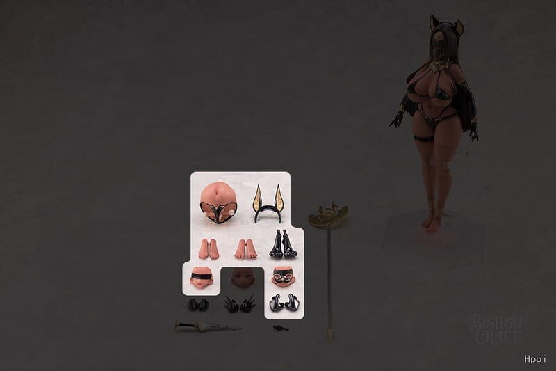 預購26/12 BISHOUCRAFT 代理版 可動 1/12 異世界繪卷 埃及女神 巴斯特 配件包