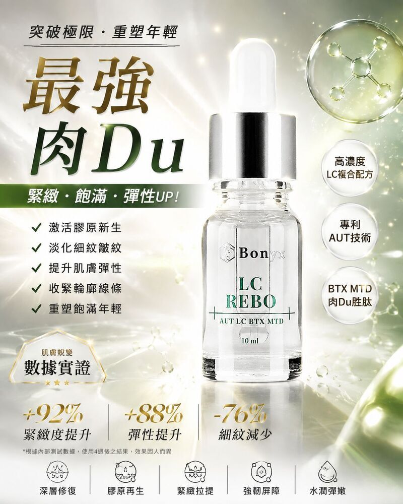 Bonys LC Serum 肉毒提拉緊緻精華 (1盒4支)｜無針肉毒療程 (