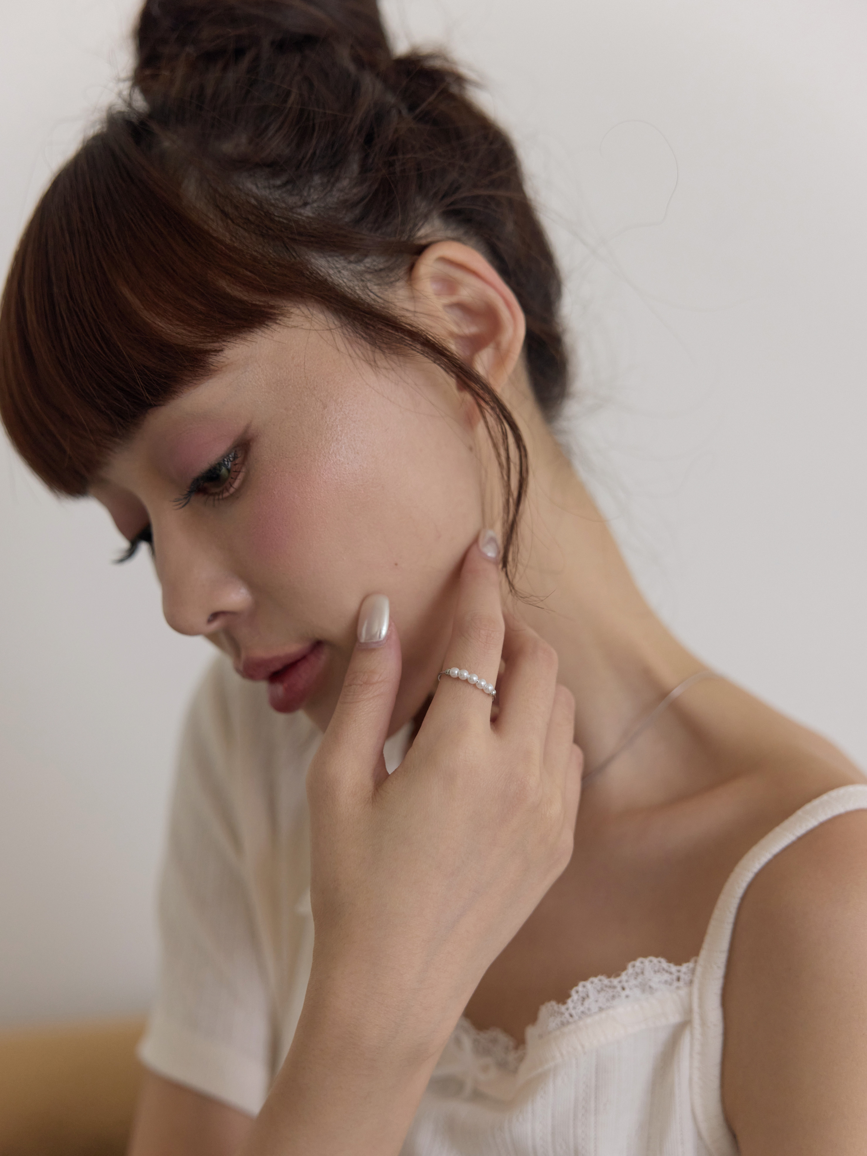 Delicate Pearl Versatile Ring