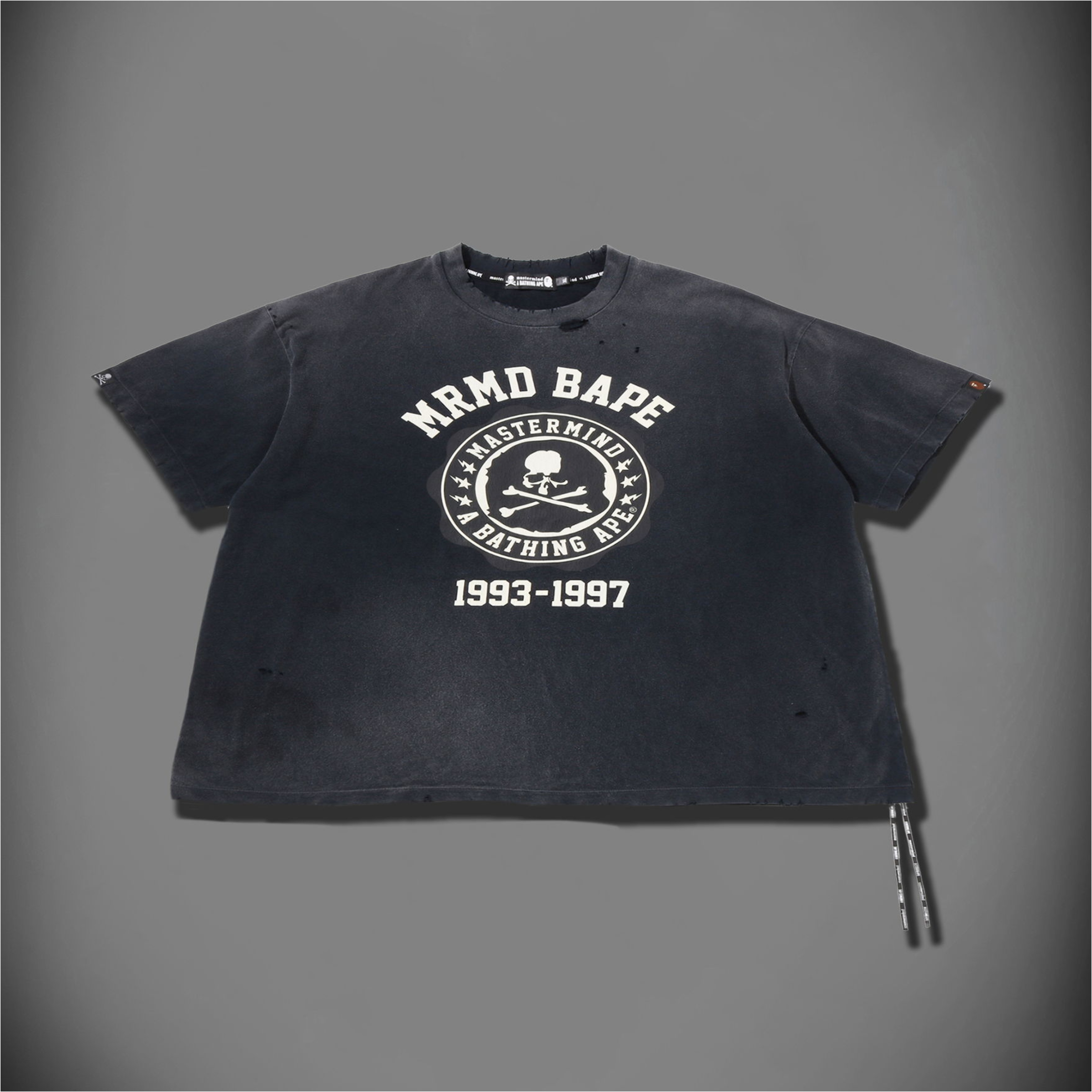 2026AW BAPE A BATHING APE x mastermind JAPAN 骷髏 超限量 復古 水洗 寬版 短T 現貨