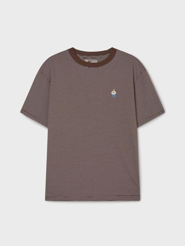 【預購】WHO.A.U KRD082603 Steve Pin Stripe 條紋短袖上衣