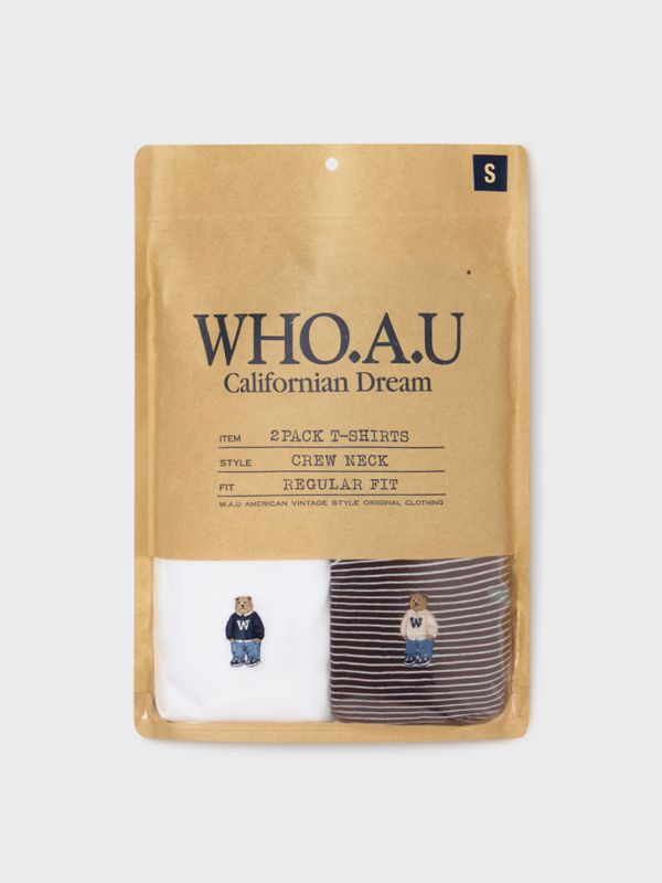 【預購】WHO.A.U KRD082603 Steve Pin Stripe 條紋短袖上衣