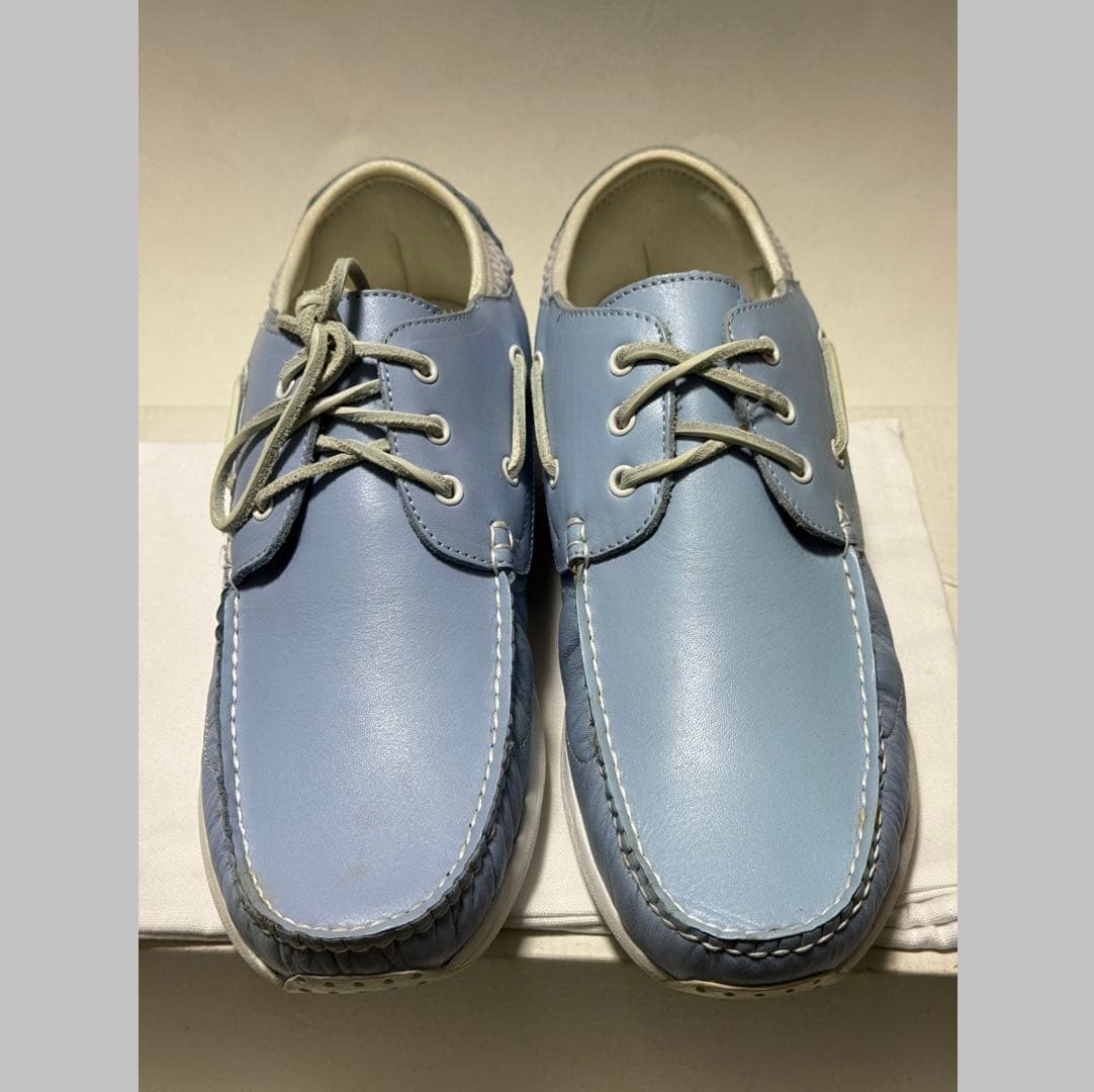 VISVIM HOCKNEY SHOES - LT.BLUE SIZE 9 PRE ORDER ITEM (預訂中)