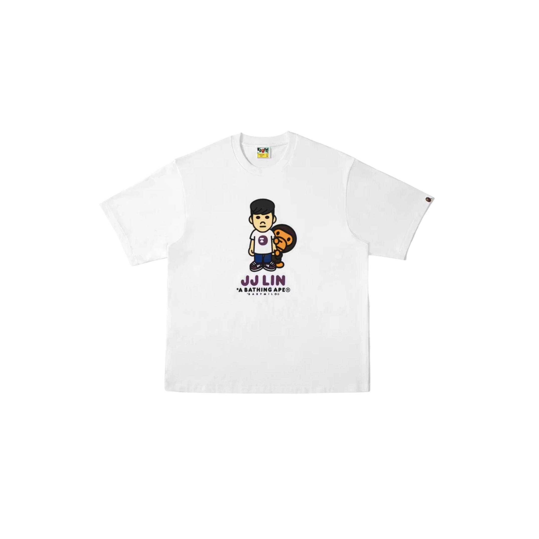 A BATHING APE BAPE X JJ LIN MILO TEE 林俊傑 聯名款 小猴公仔T