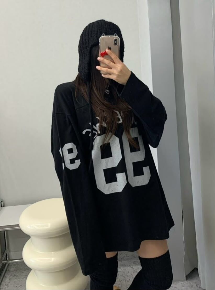 數字長袖衫 Okie-002T