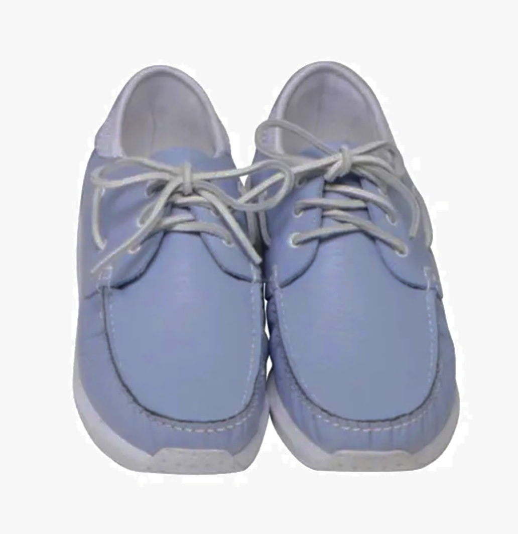 VISVIM HOCKNEY SHOES - LT.BLUE SIZE 9 PRE ORDER ITEM (預訂中)