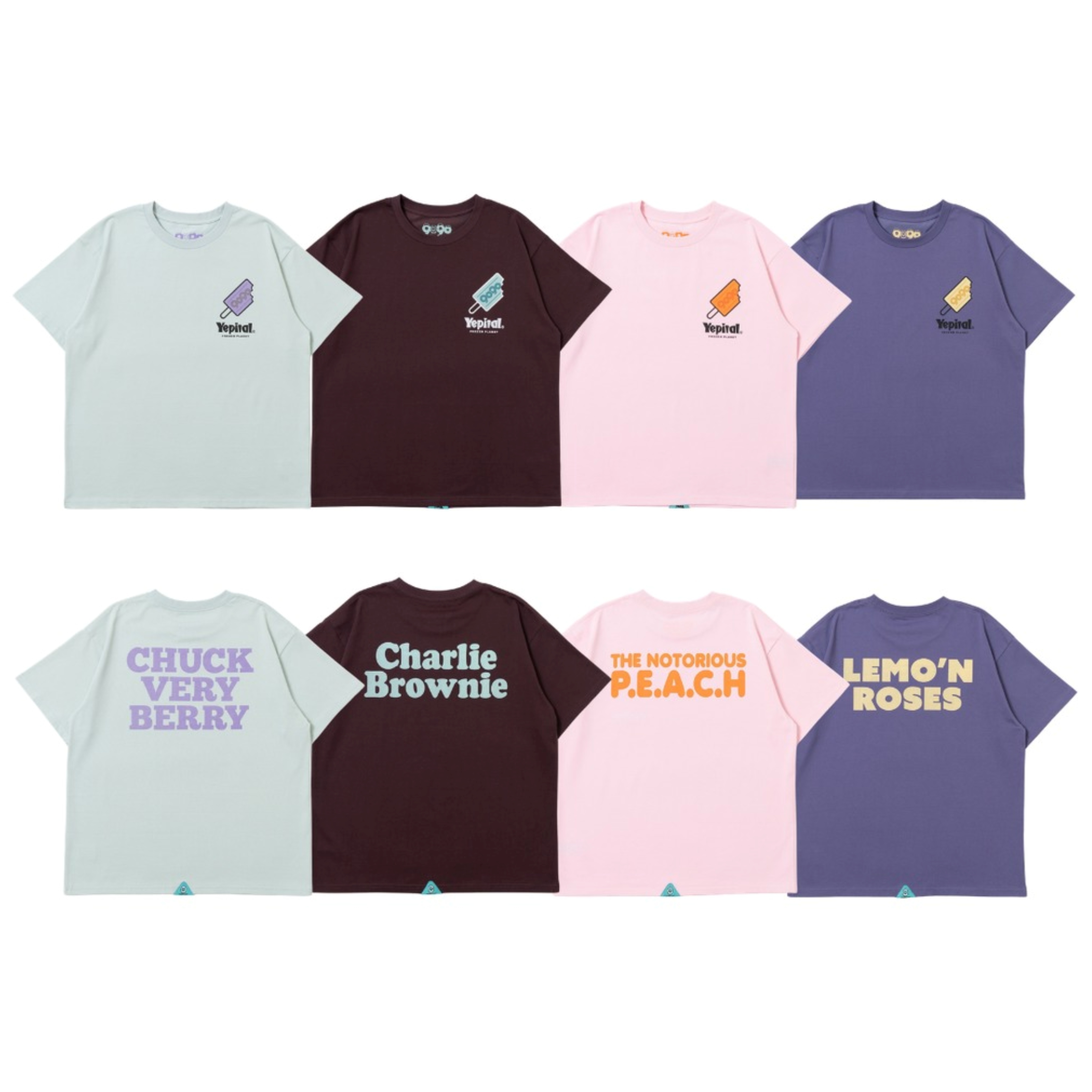 2026AW 9090 × YEPITAL Ice Tee 聯名 插畫 冰棒 短T 現貨 NN2367