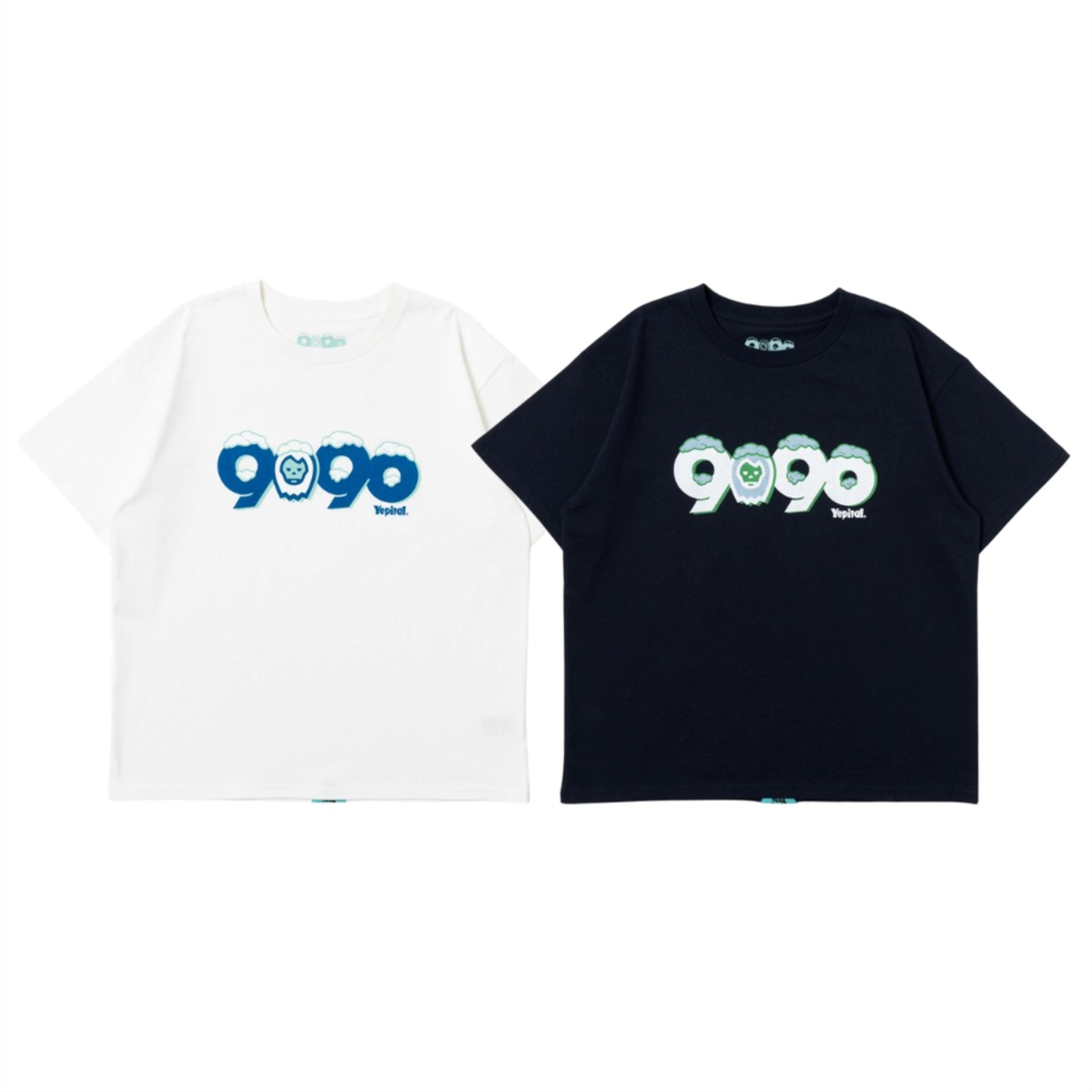 2026AW 9090 × YEPITAL OG Logo Tee 聯名 插畫 字體 雪怪 短T 現貨 NN2365