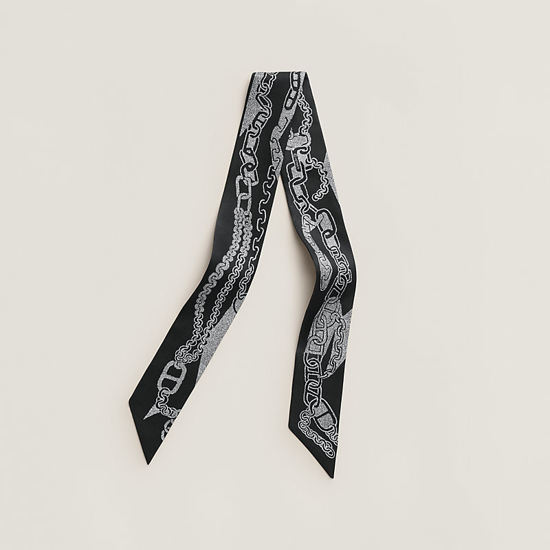 HERMES Boucles et Maillons Twilly Noir / Blanc