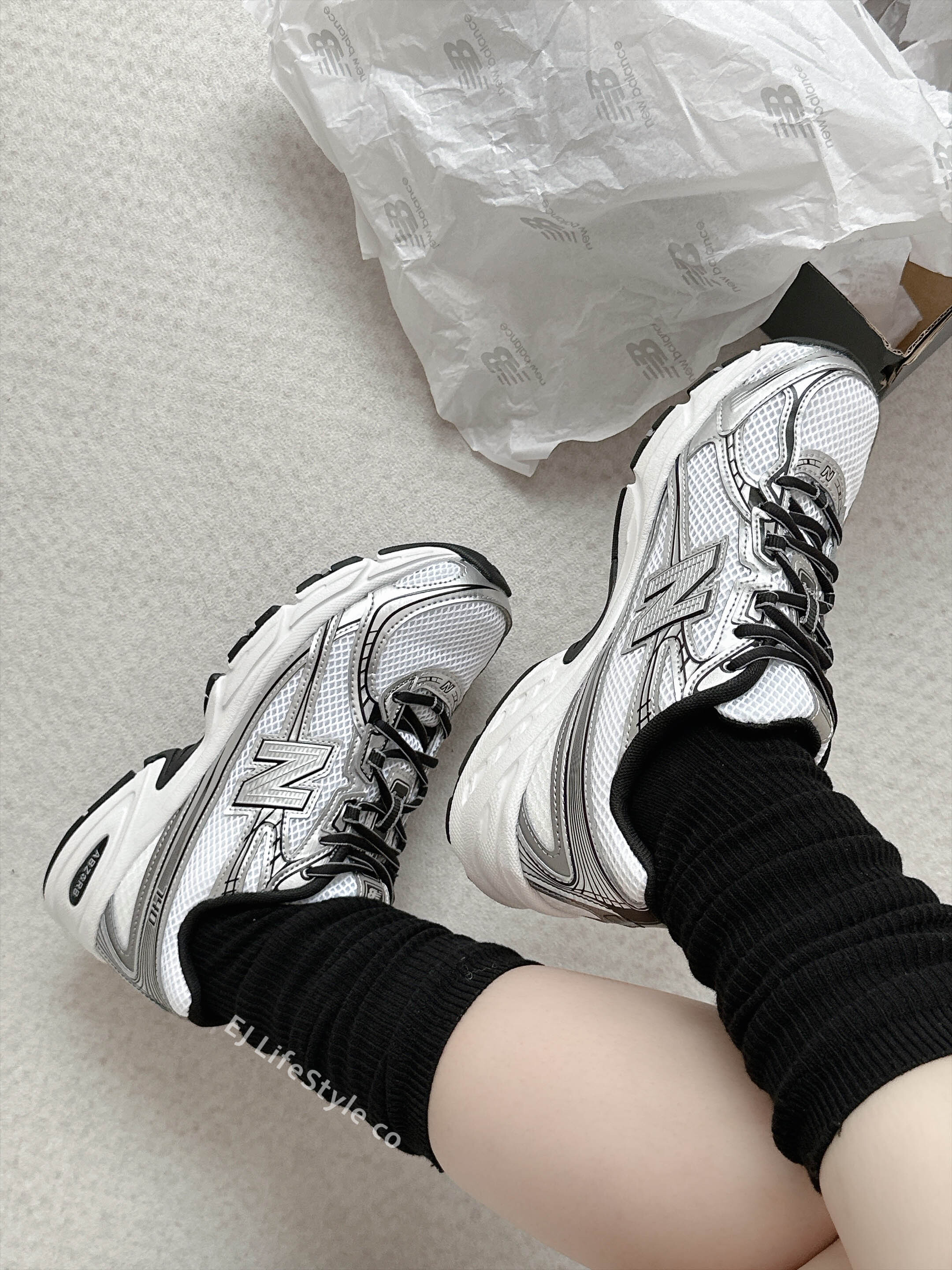 NEW BALANCE NB 740 金屬白銀 黑灰銀 黑白 復古 男女鞋 U7401P5 / 調貨