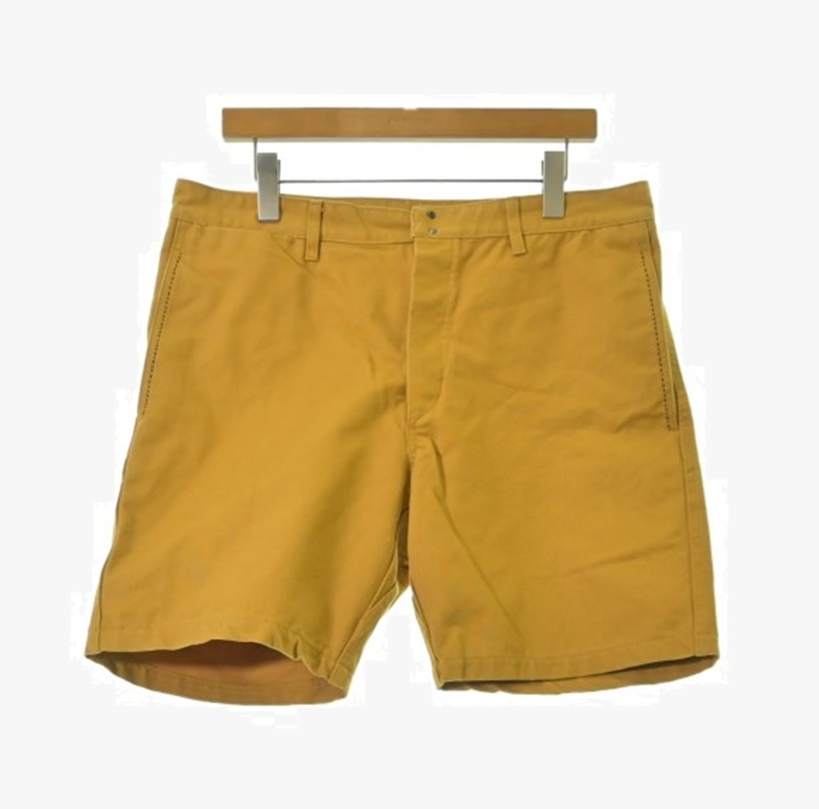 VISVIM PASTORAL SHORTS CANVAS (( CONDITION: A )) 中古美品 - MUSTARD SIZE 3 PRE ORDER ITEM (預訂中)