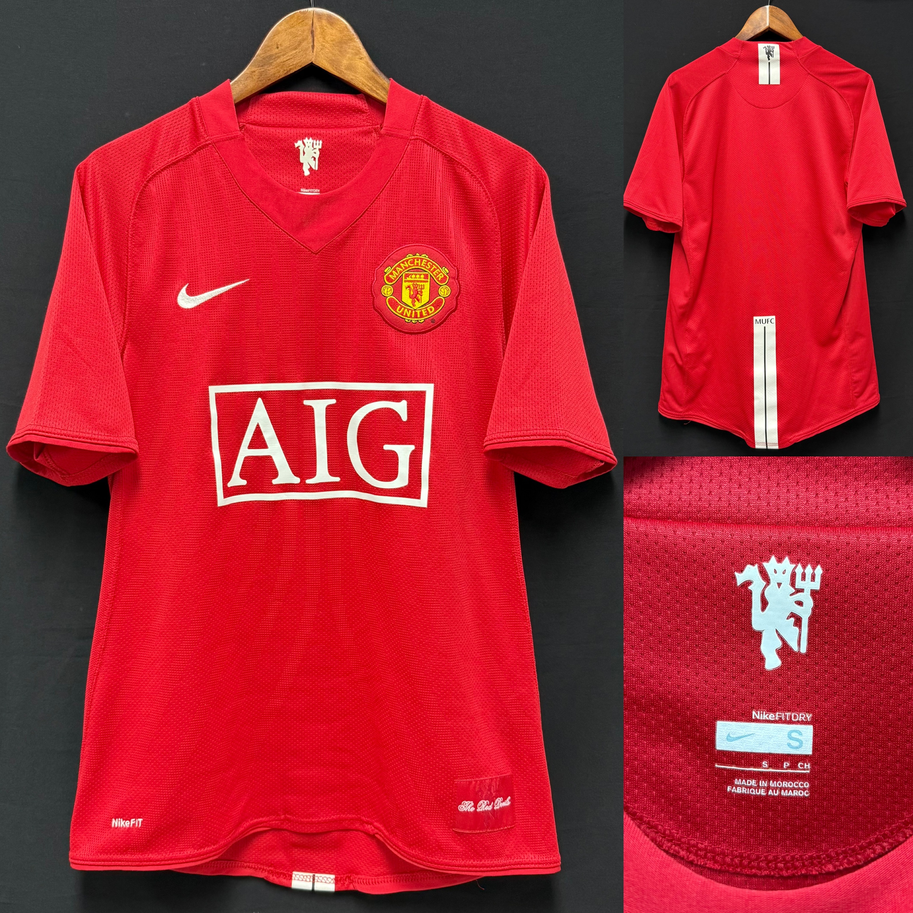 Manchester United 2007-2009 Nike Home Shirt