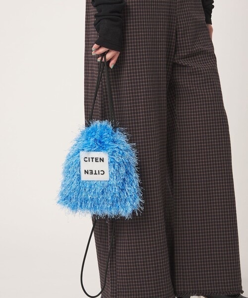 CITEN / Fluffy Drawstring Shoulder Bag