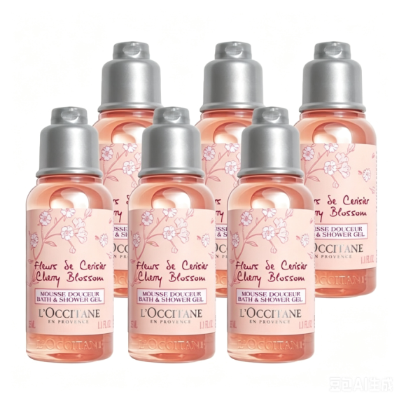 包郵優惠 LOCCITANE櫻花沐浴啫喱35ml #2607