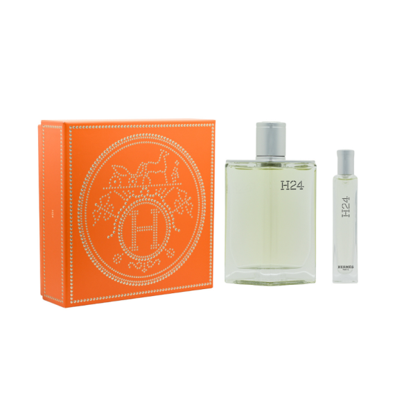 包郵優惠 HERMES H24 EDT Gift Box Set 律動24淡香水100ml+12.5ml #2607
