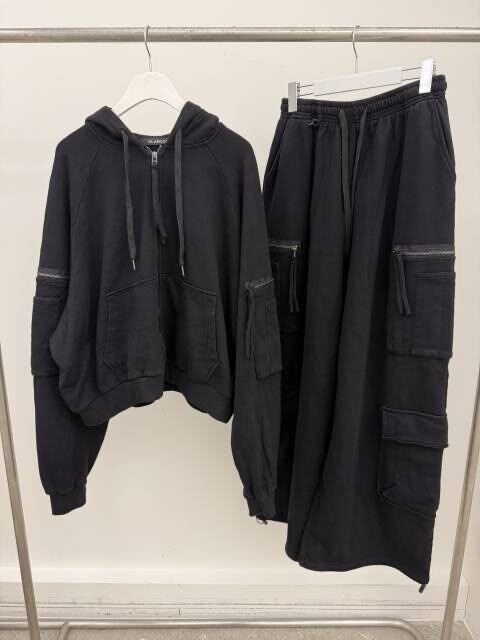 淨色連帽拉鍊外套 GLAMOUR-186JK