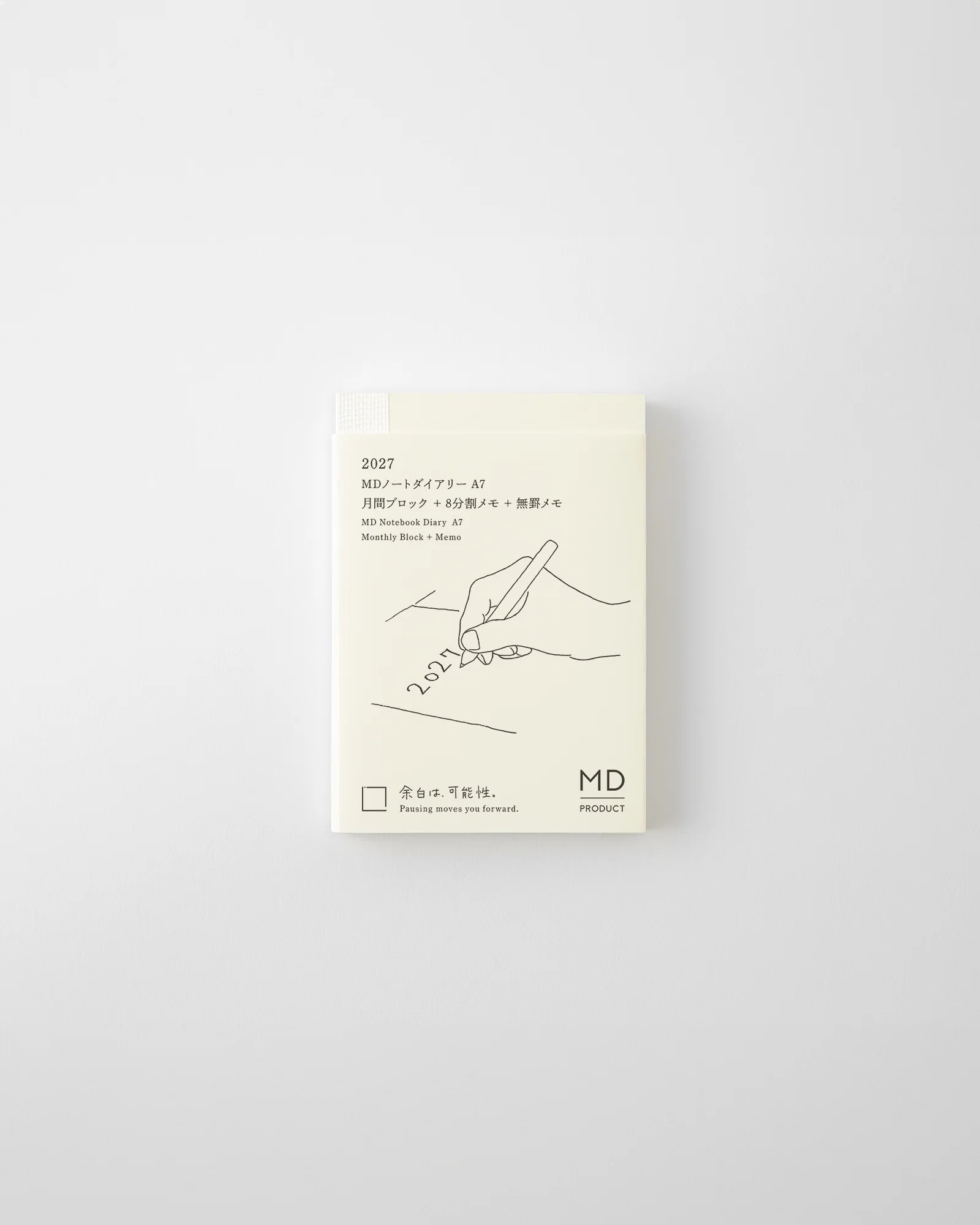 2027 MD手帳日記 A7迷你 NOTEBOOK DIARY｜日本MIDORI