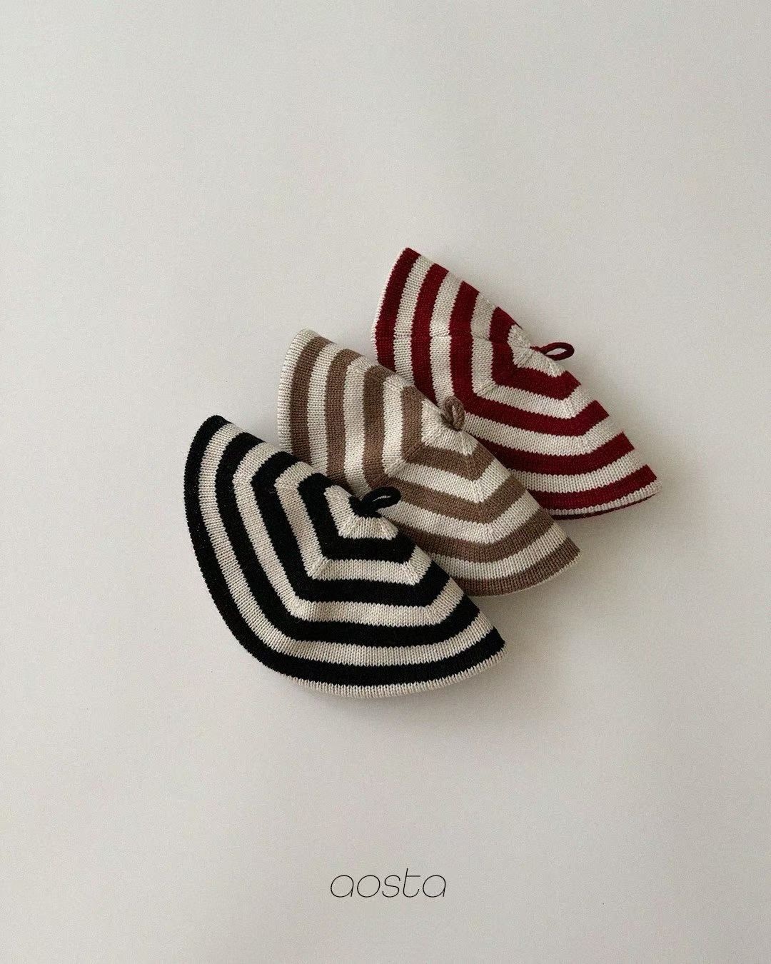 AOSTA Knit Cookie Beret