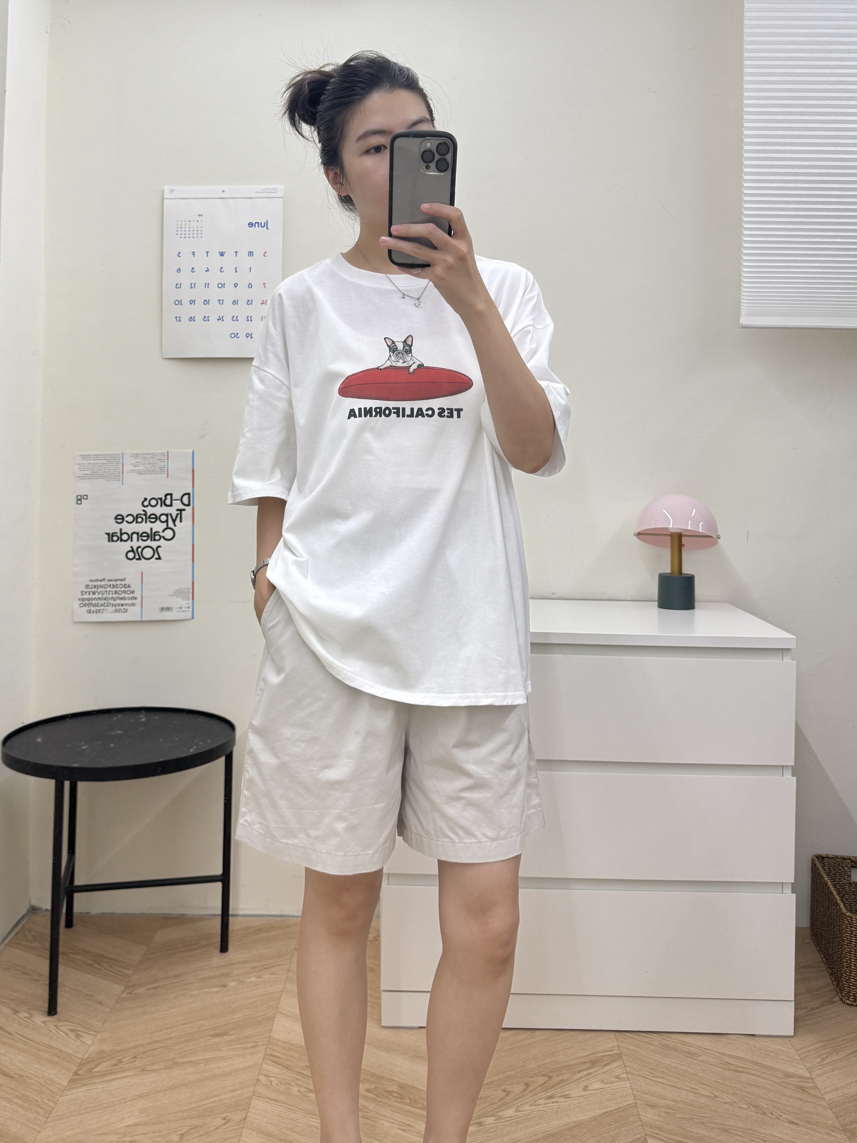 可愛小背影法鬥狗狗T