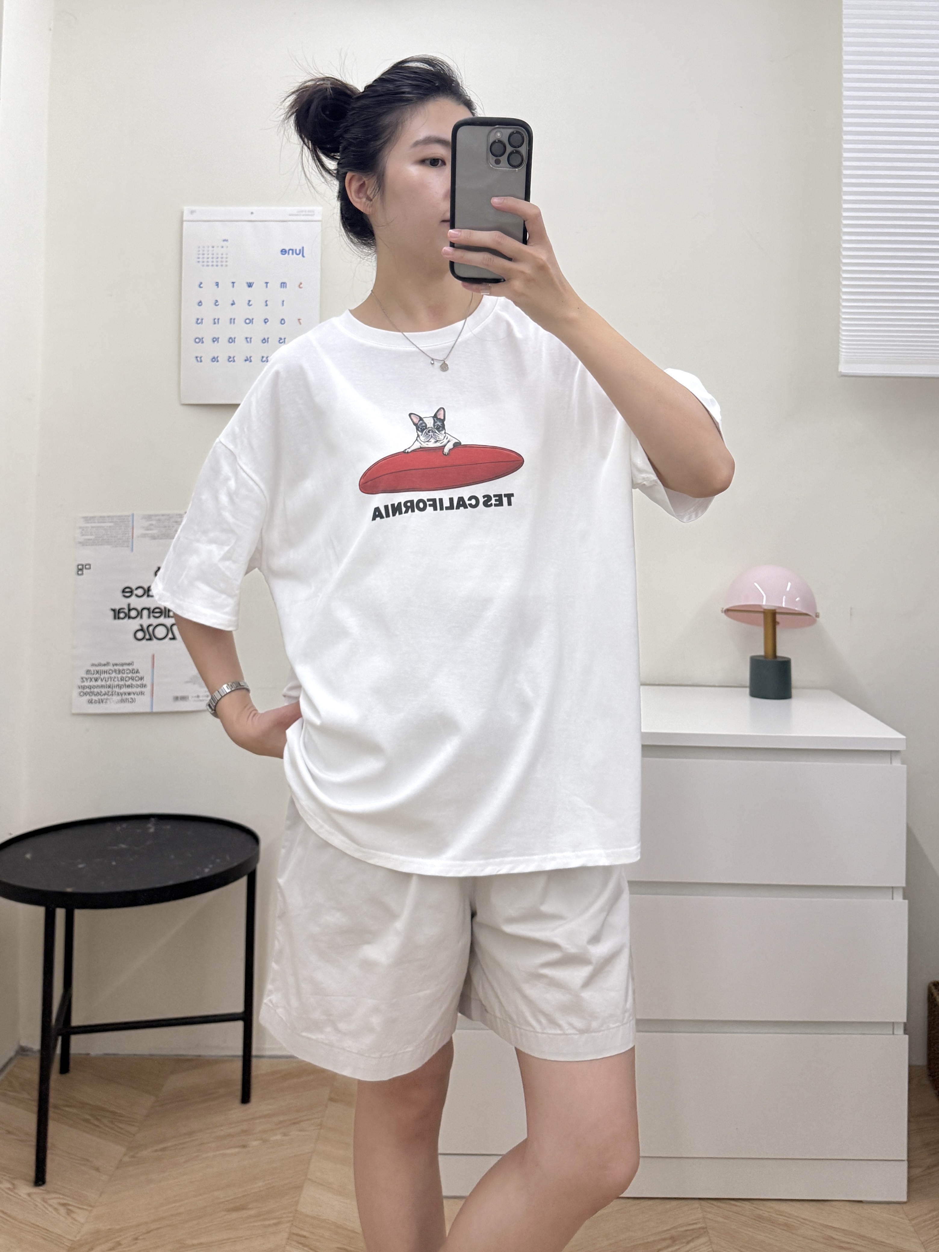 可愛小背影法鬥狗狗T