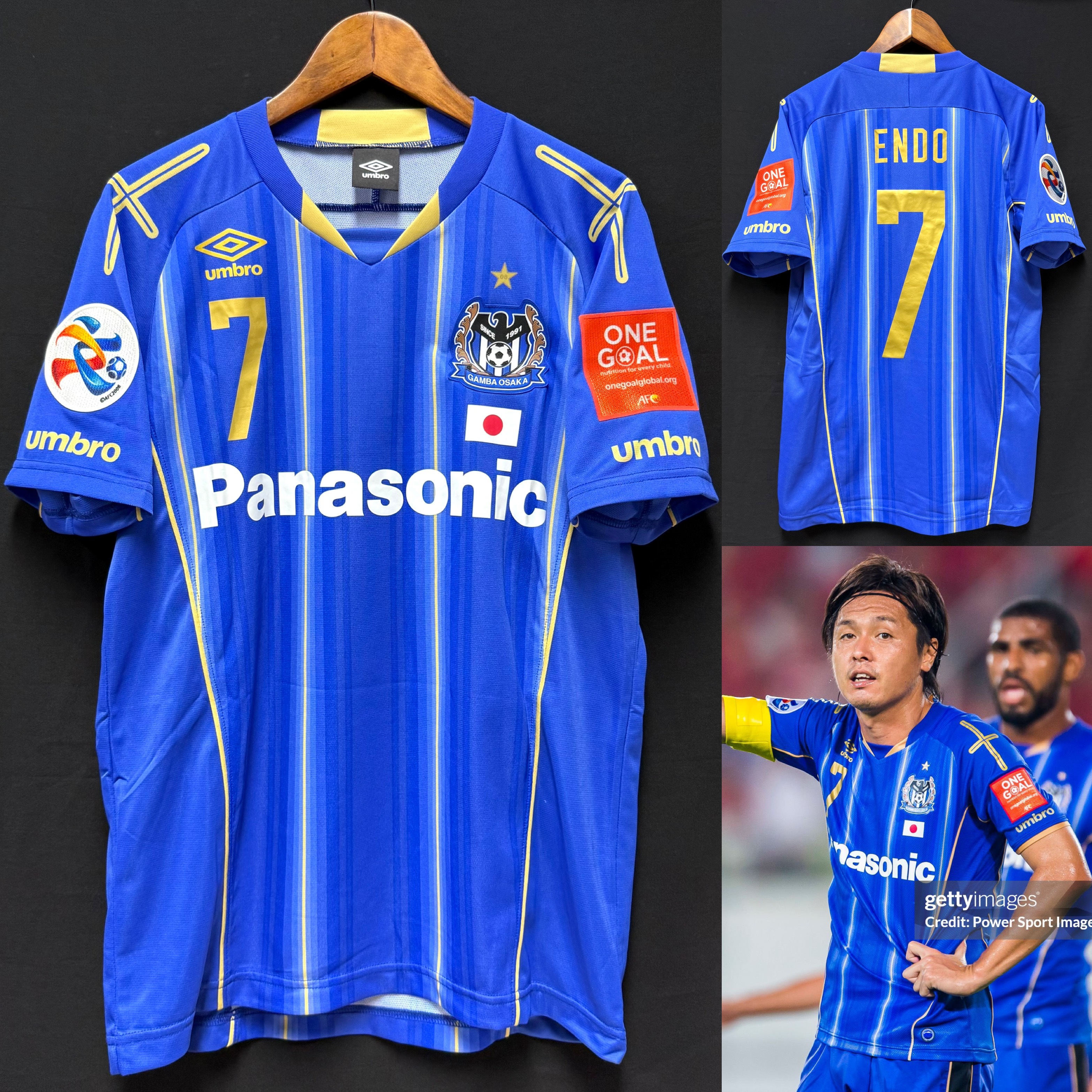 Gamba Osaka 2015 AFC Champions League Umbro Home Shirt #7 ENDO
