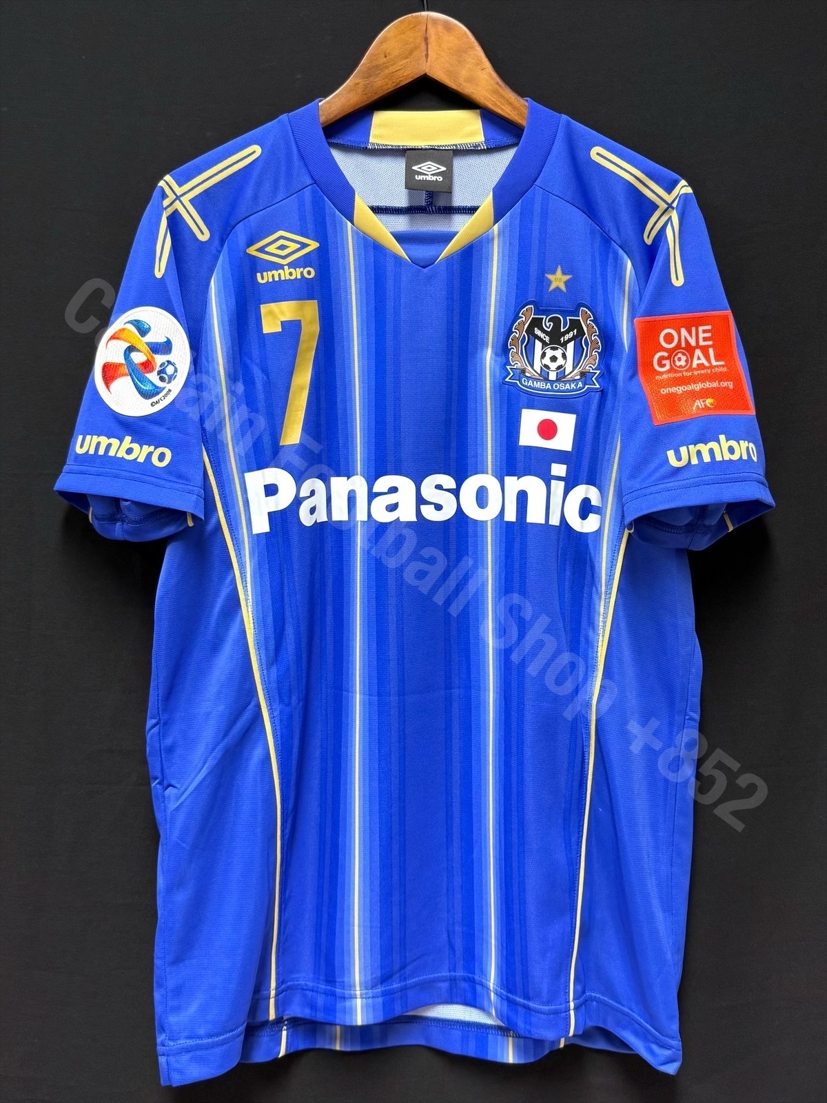 Gamba Osaka 2015 AFC Champions League Umbro Home Shirt #7 ENDO
