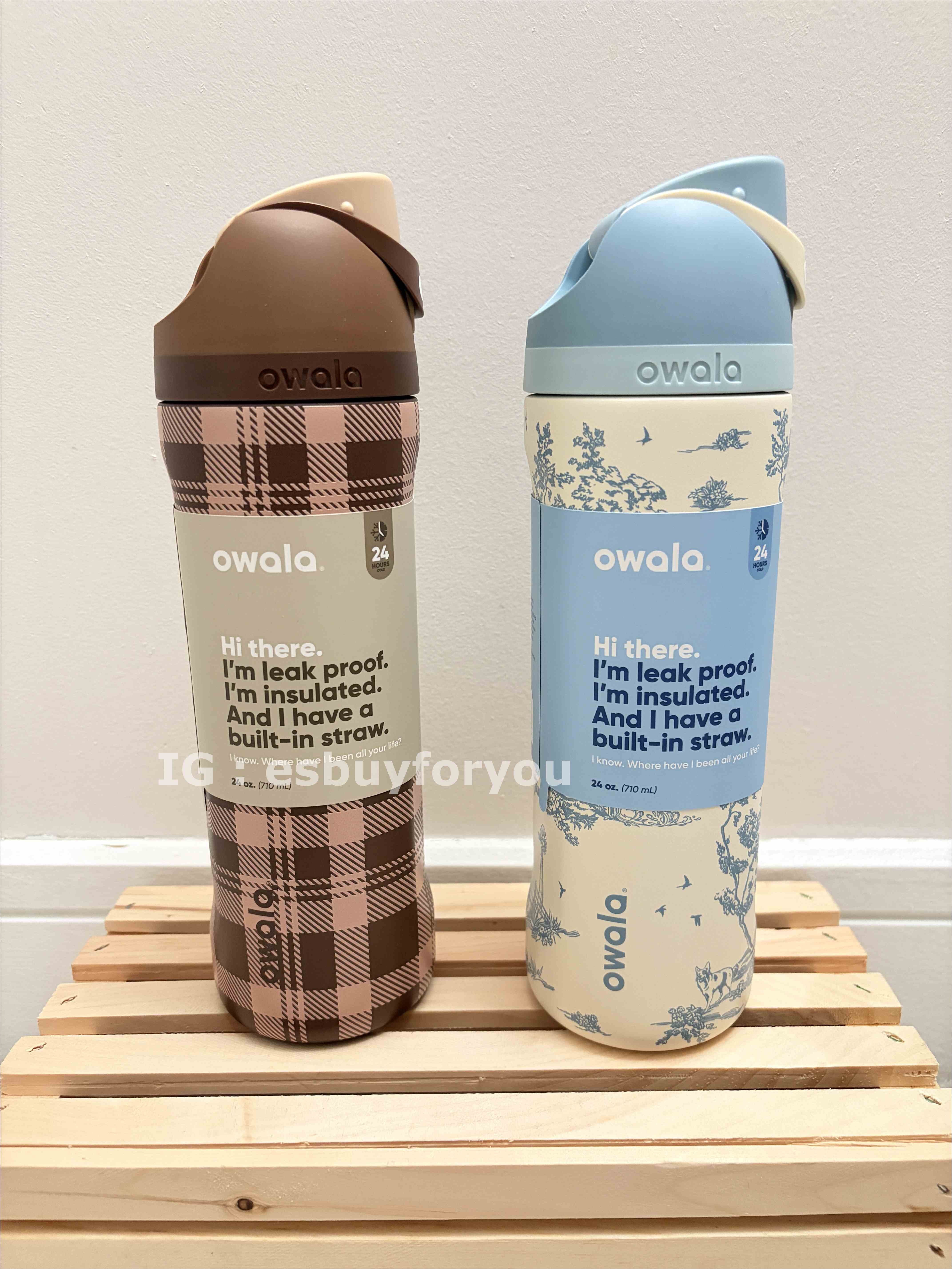 【限時】Owala  (24oz 710ml) 秋季限定 不鏽鋼 FreeSip 水壺 (內有吸管) (多款)