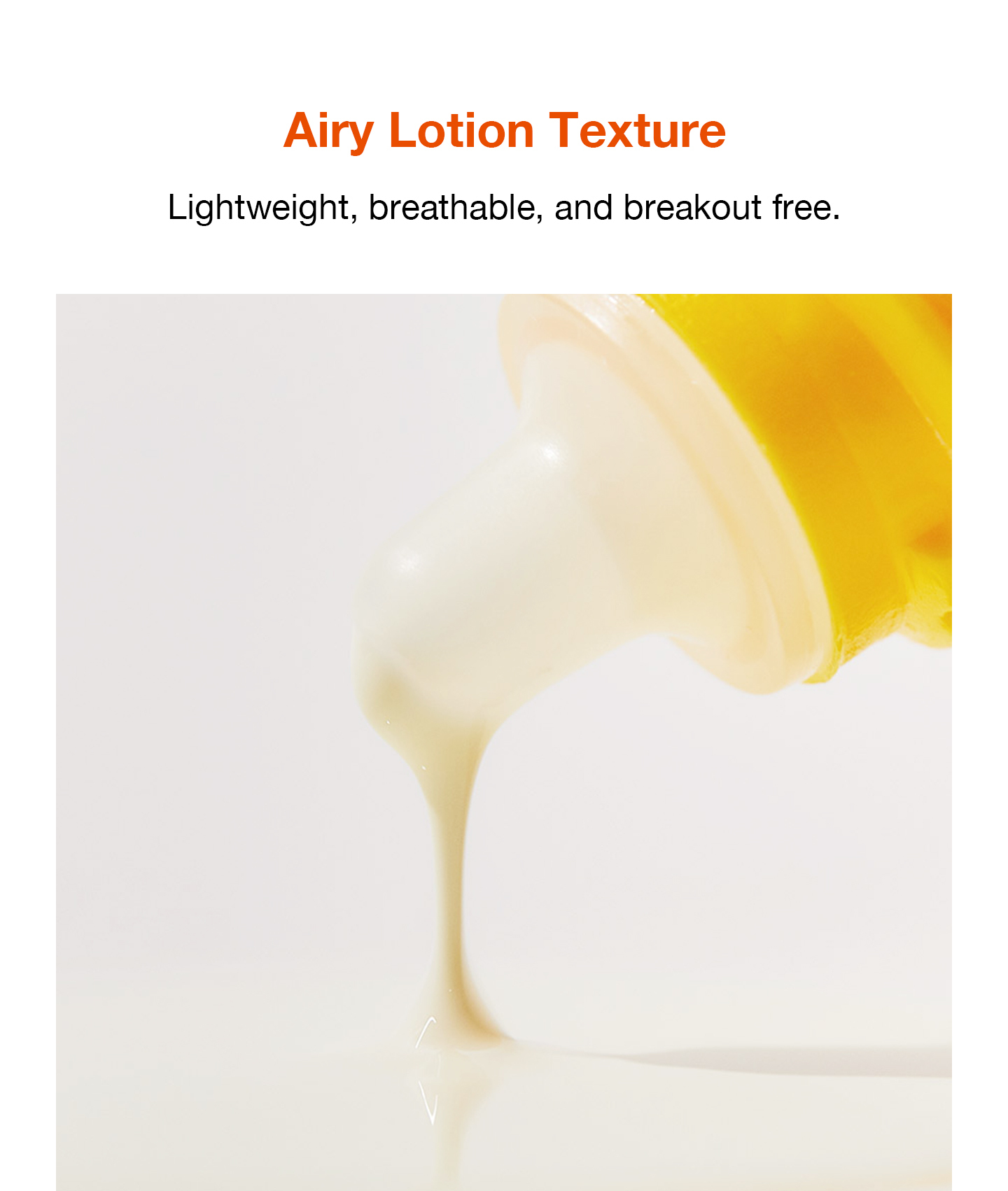 nomel Everyday Air-light Sunscreen application method on face and neck demonstration