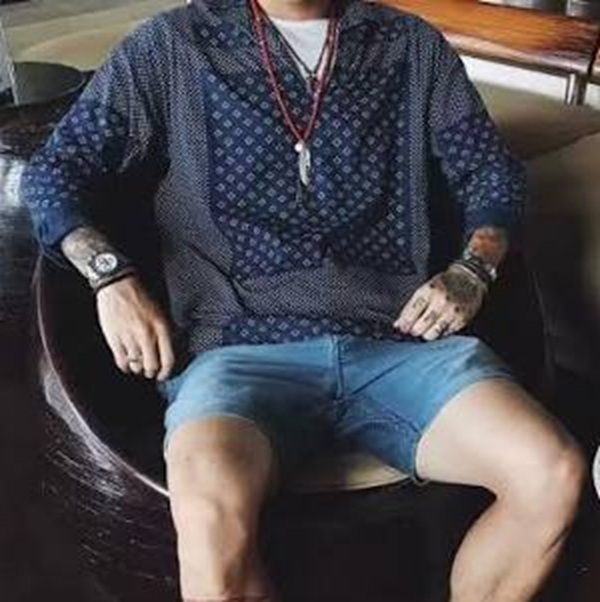 VISVIM KERCHIEF DOTS TUNIC SHIRT LS (( CONDITION: A )) 中古美品 - INDIGO SIZE 1 PRE ORDER ITEM (預訂中)