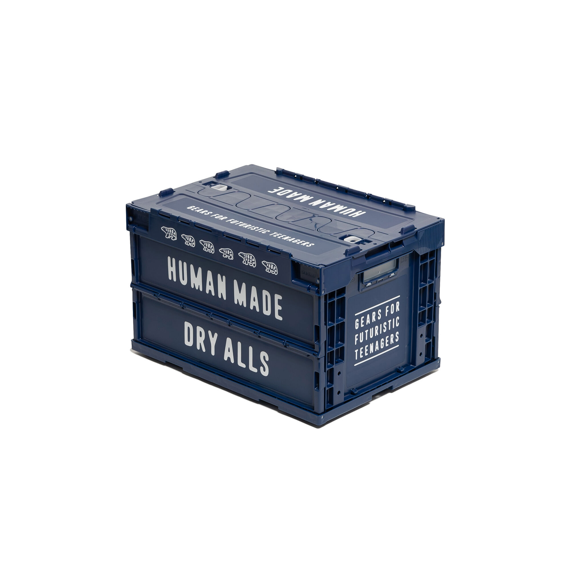現貨┃日本製 HUMAN MADE CONTAINER 50L 可摺疊 多功能 收納箱 深藍色