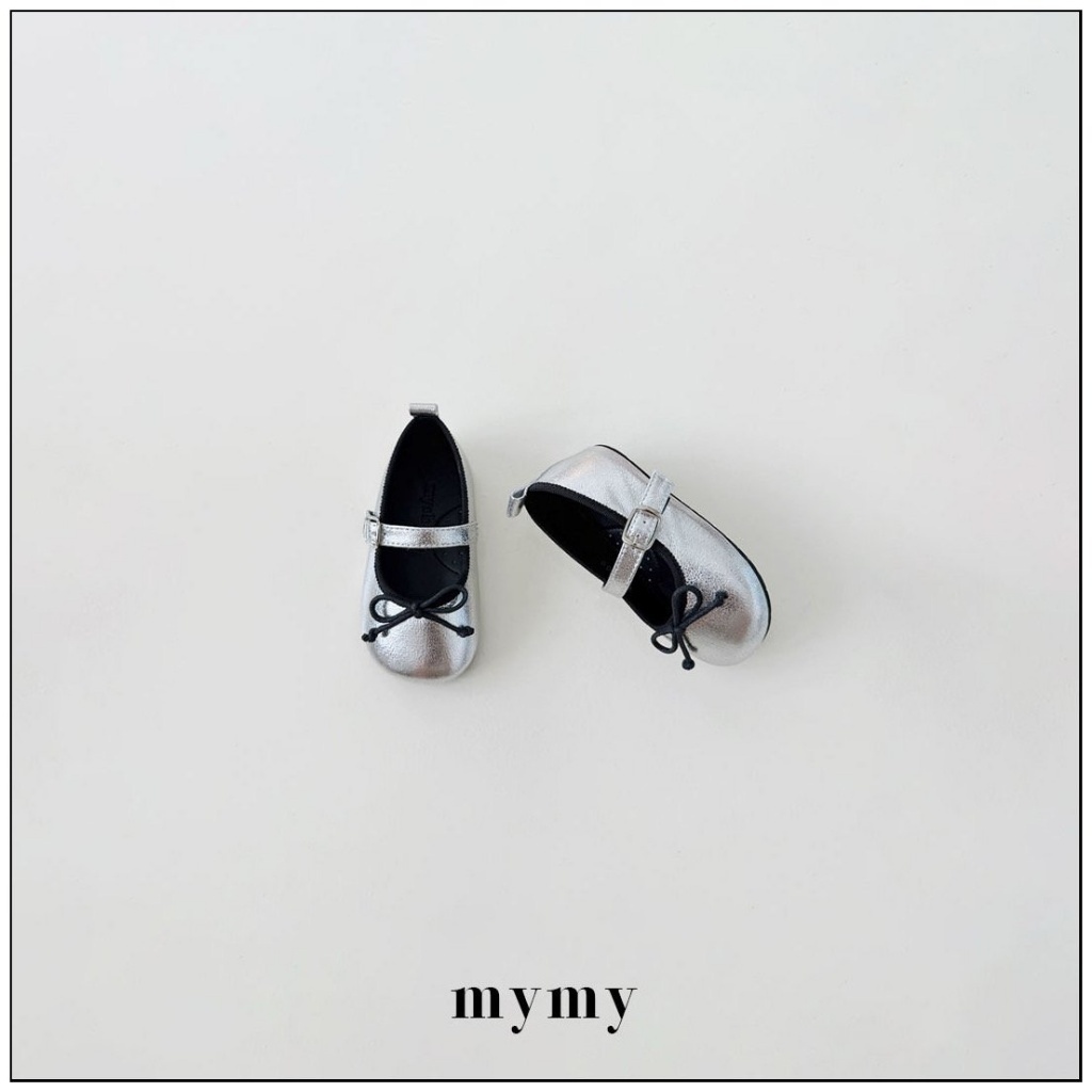 正韓秋Mysocks  Silver蝴蝶結公主鞋