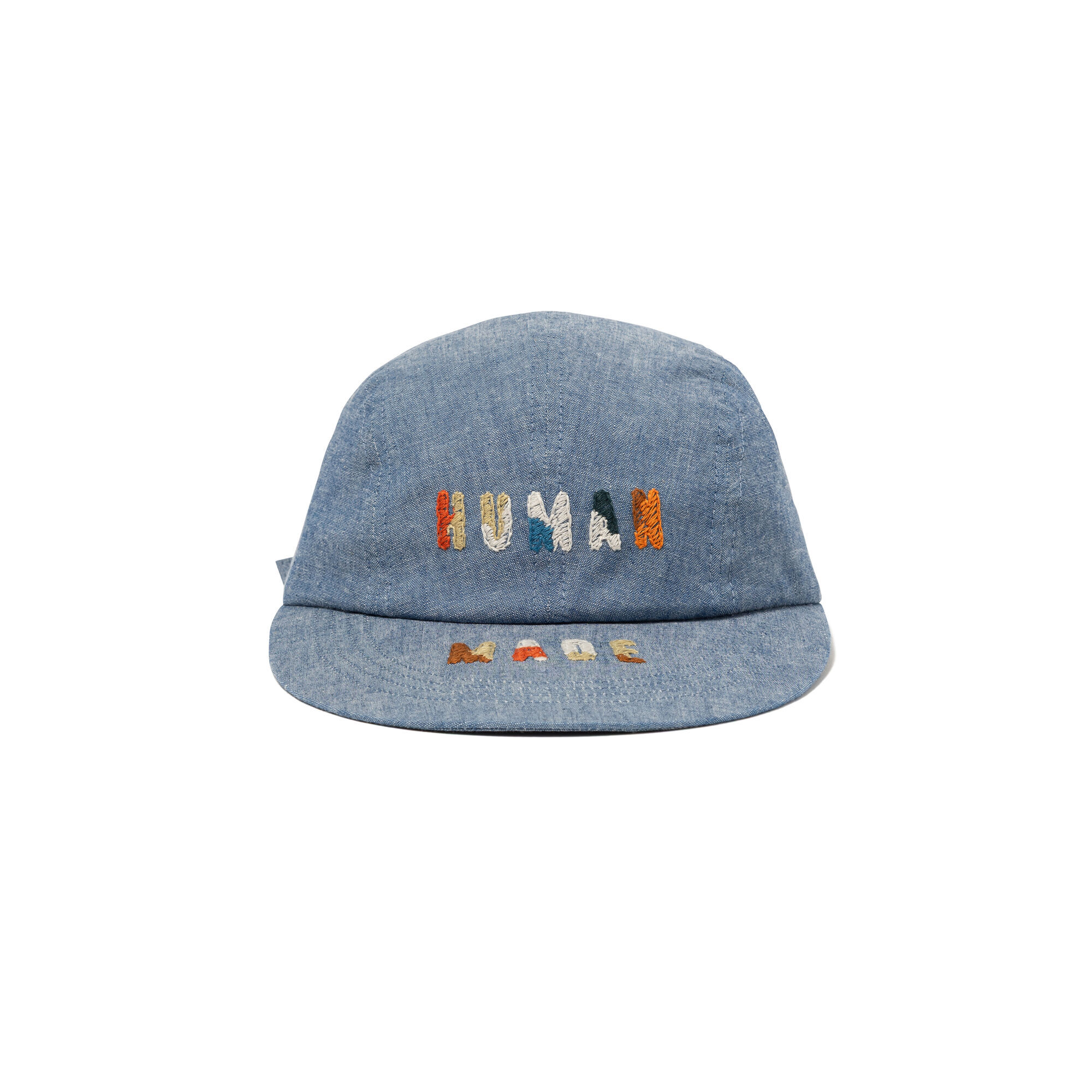 現貨┃HUMAN MADE 4PANEL CHAMBRAY CAP 刺繡 四片式 長帽簷 休閒帽