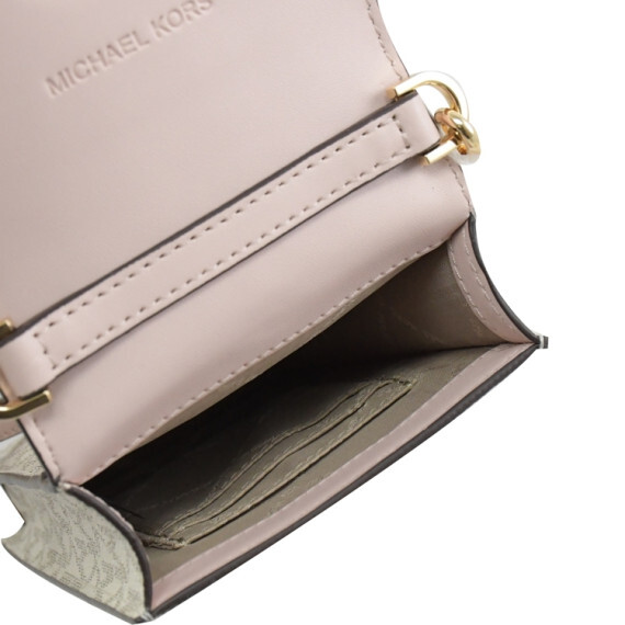 MICHAEL KORS CARMEN 翻蓋印花斜背手機包 #現貨
