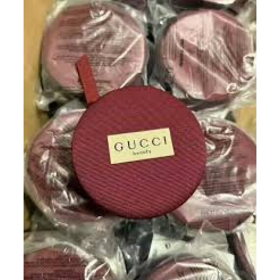 Gucci Beauty Vip Gift Red Burgundy Cushion Pouch #2507