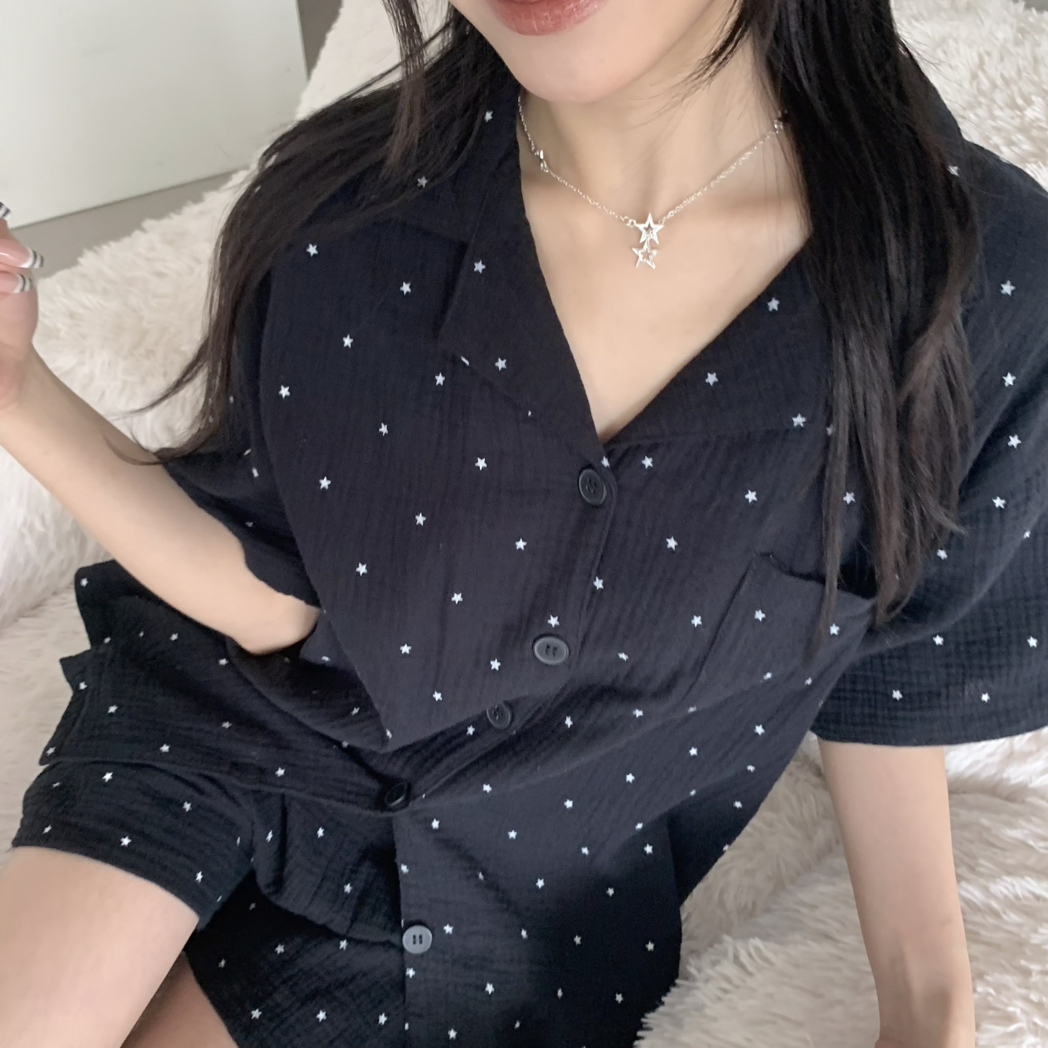 ISA_一閃一閃亮晶晶 星星控會愛的鎖骨鍊_67027