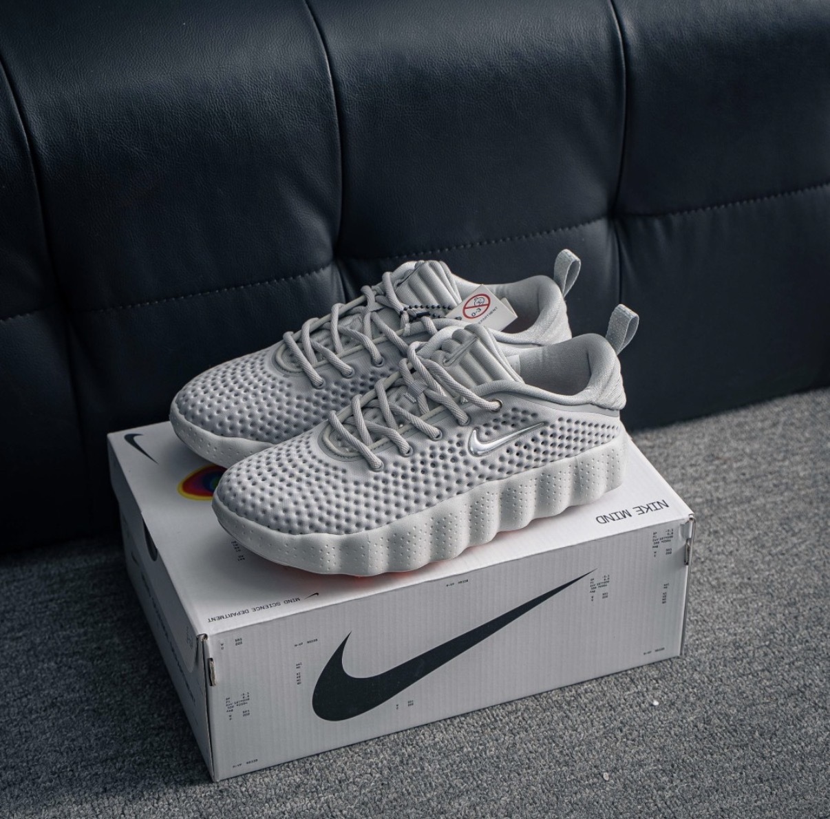 女鞋 NIKE W MIND 002 'Light Smoke Grey' 淺煙灰 緩震 透氣 訓練 恢復鞋 休閒鞋【HQ4310-003】