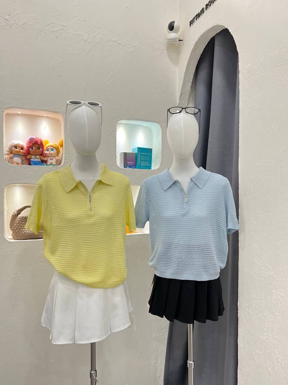 Zip Collar Knit