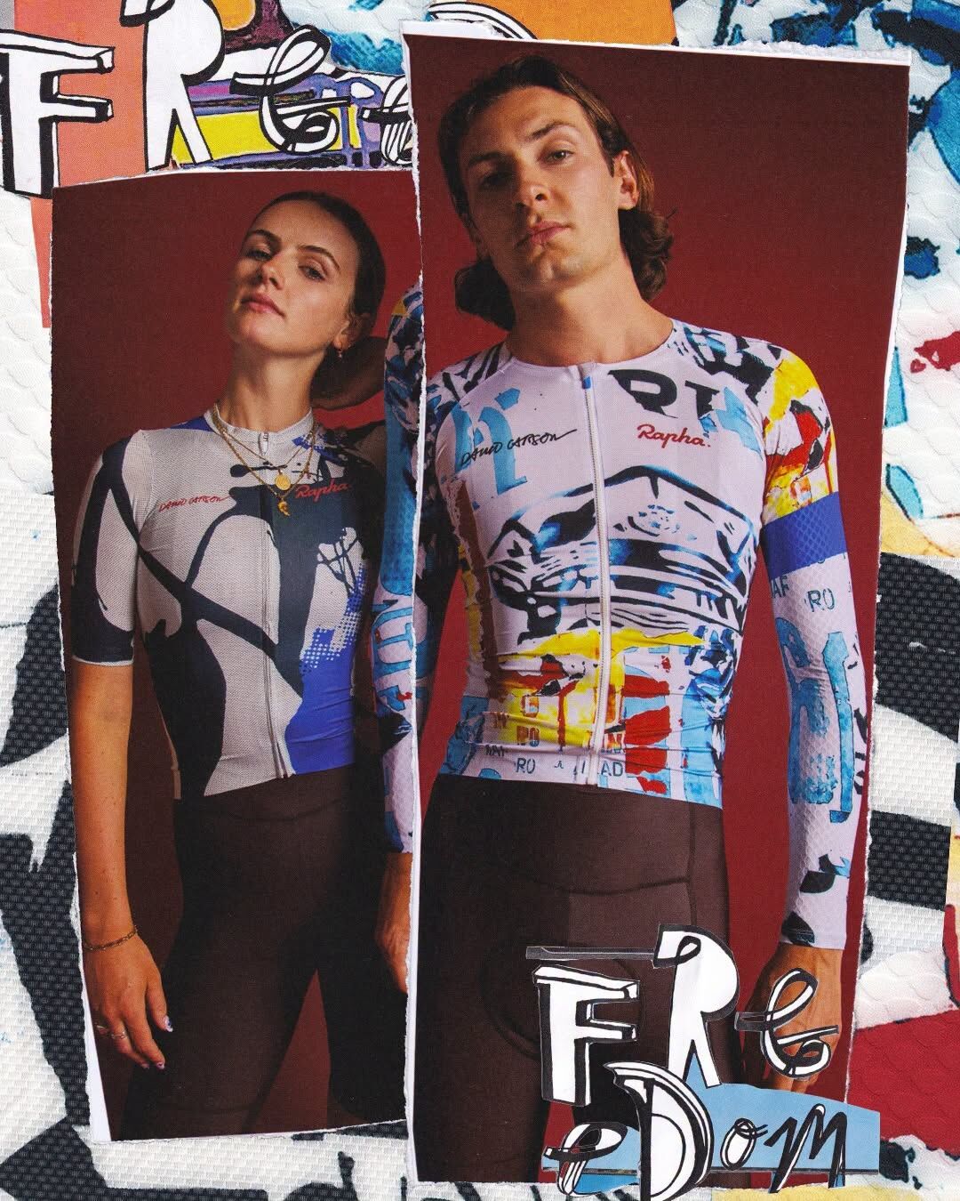 【Rapha】+David Carson聯名 長袖車衣  PRO TEAM AERO JERSEY WCO  男