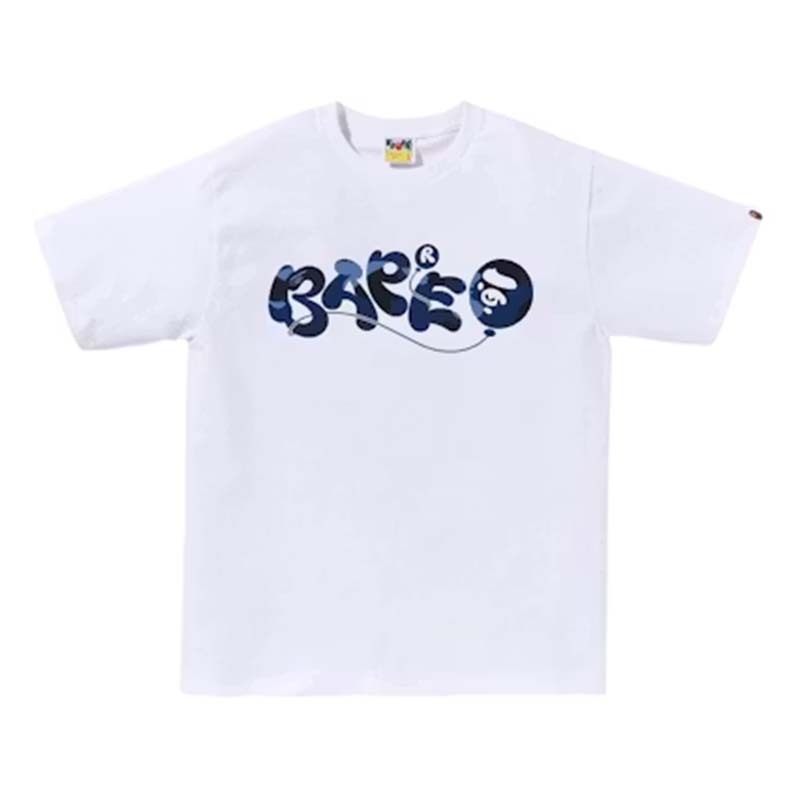 BAPE COLOR CAMO BALLOON TEE 藍氣球 猿人 短袖 短T 白色 RAY-147 [台灣現貨]