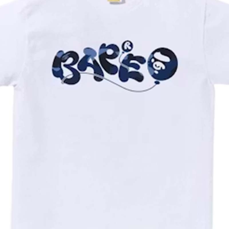 BAPE COLOR CAMO BALLOON TEE 藍氣球 猿人 短袖 短T 白色 RAY-147 [台灣現貨]