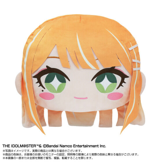 256836 Pbandai 預訂 2026/12月 【学園アイドルマスター】BIGフェイスぬいぐるみ 紫雲清夏 プレミアムバンダイ限定