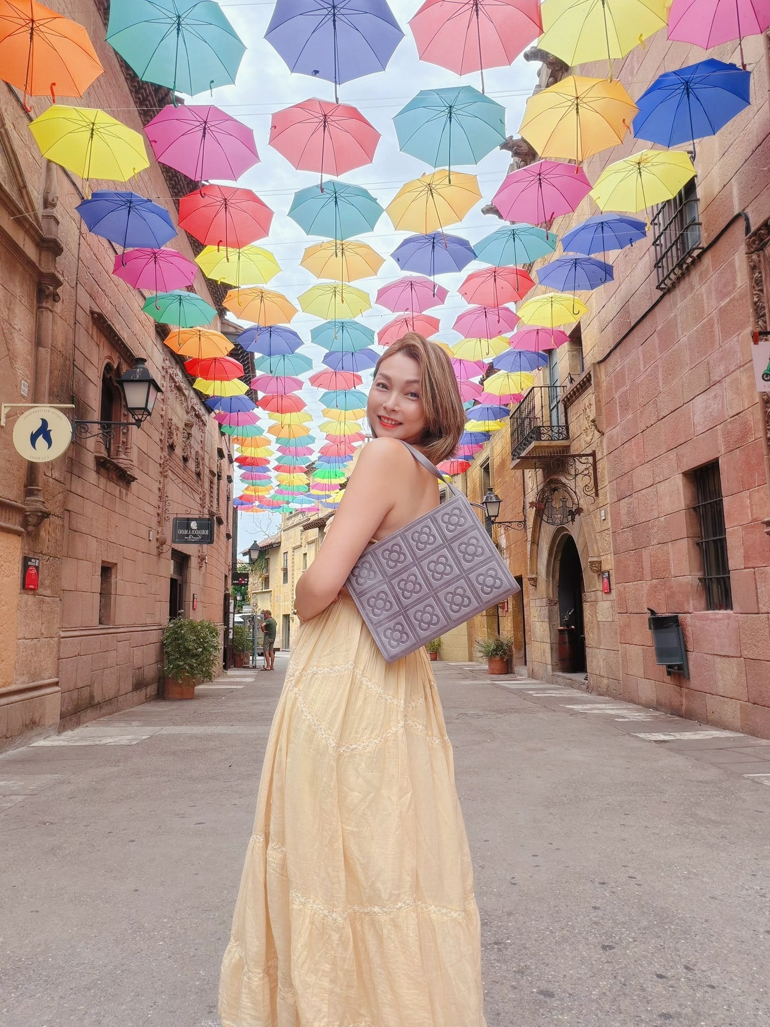 西班牙代購 Barcelona tile zipper BAG M款（薄款）